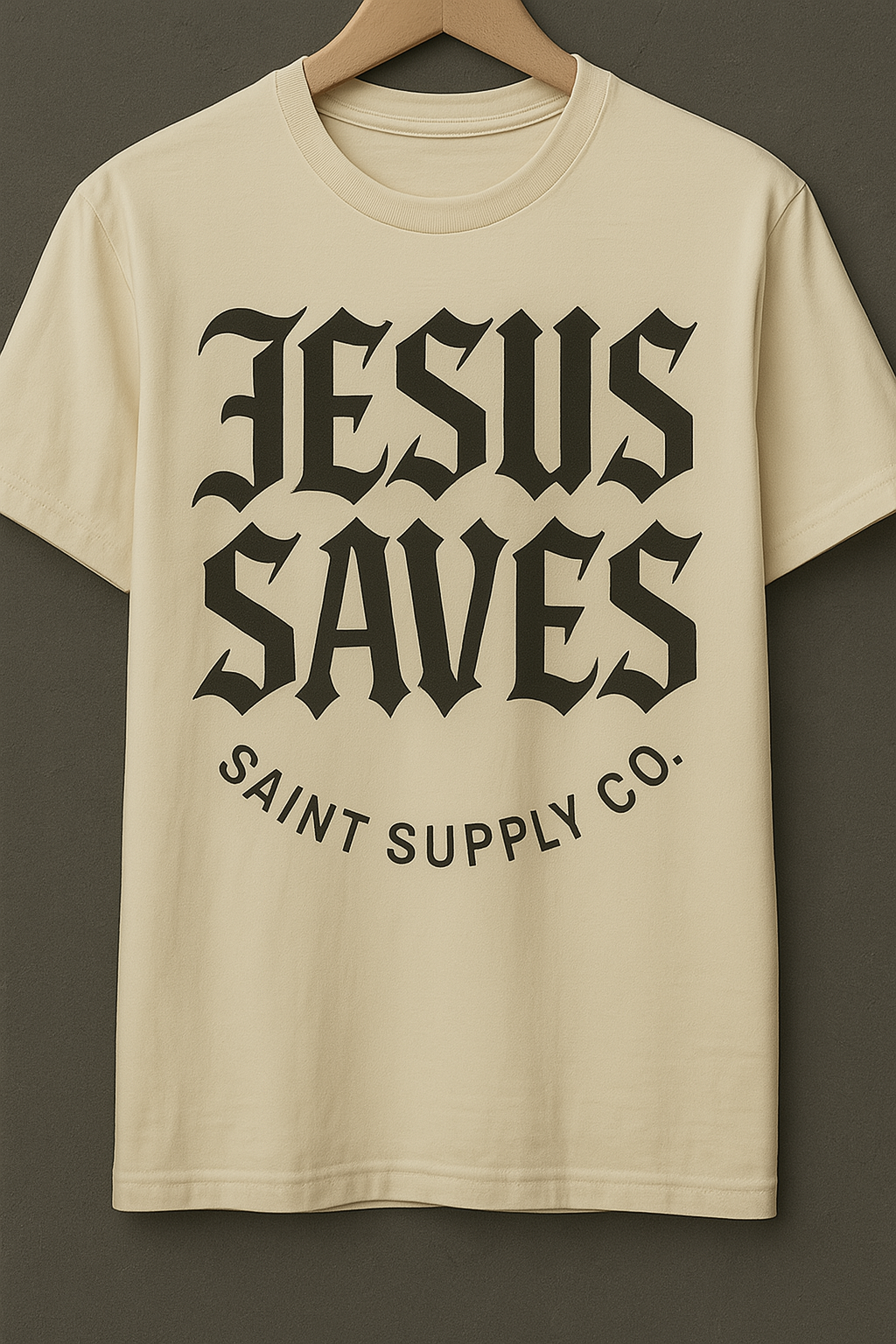 JESUS SAVES Tee – Saint Supply Co.